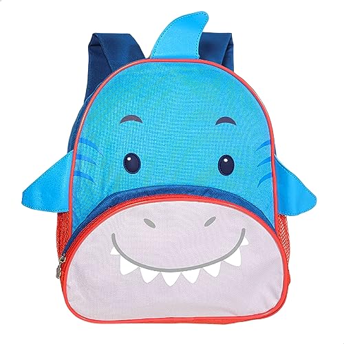 Mochila Tubarão Infantil Zoo Pets Menino Criança Creche