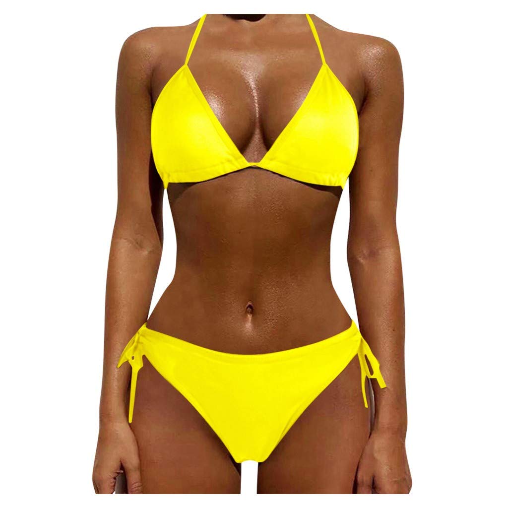 SHOBDW Bikinis Mujer 2024 Tallas Grandes Bikini Sexy Tanga Traje de Baño Dos Piezas Reductor Micro Mini Bikinis Deportivo Brasileño Bañador Arena Surf Bañadores Cintura Alta Trajes de Push Up Swimwear