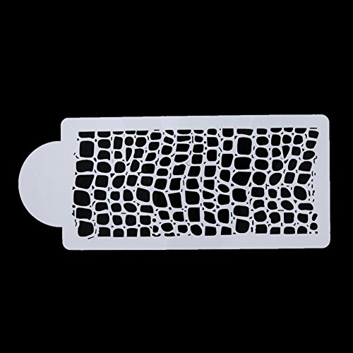 Whitelotous Different Patterns Cake Cookie Fondant Side Baking Stencil Wedding Decor Mold Tool (Type A) #TOP4