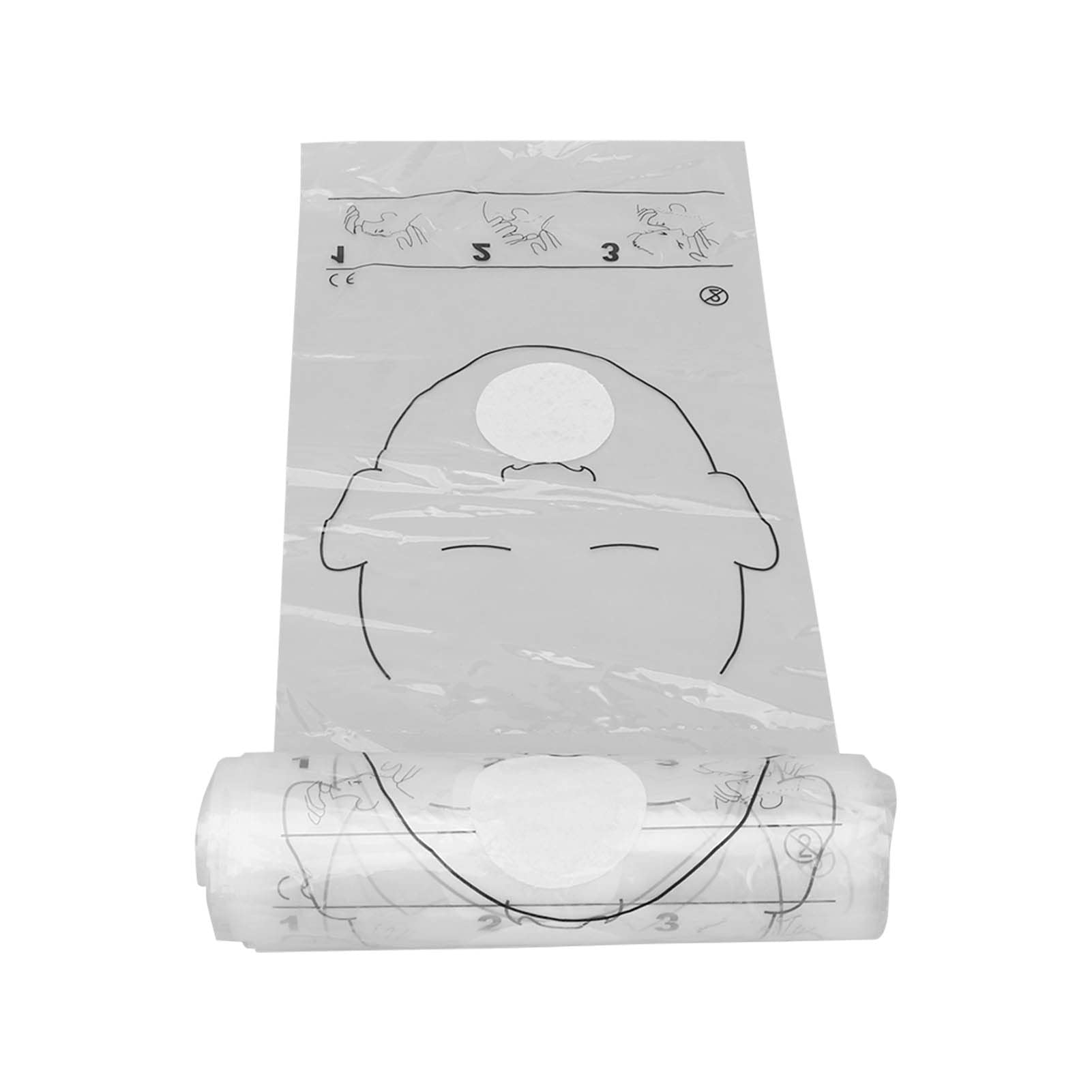 CPR Face Shield 1 Roll Cardiopolmonary Resuscitation Barrier Schermo monouso per la rianimazione cardiopolmonare di emergenza o allenamento