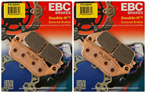 Plaquettes EBC FA142HH Double-H métal fritté contre le manque de freinage