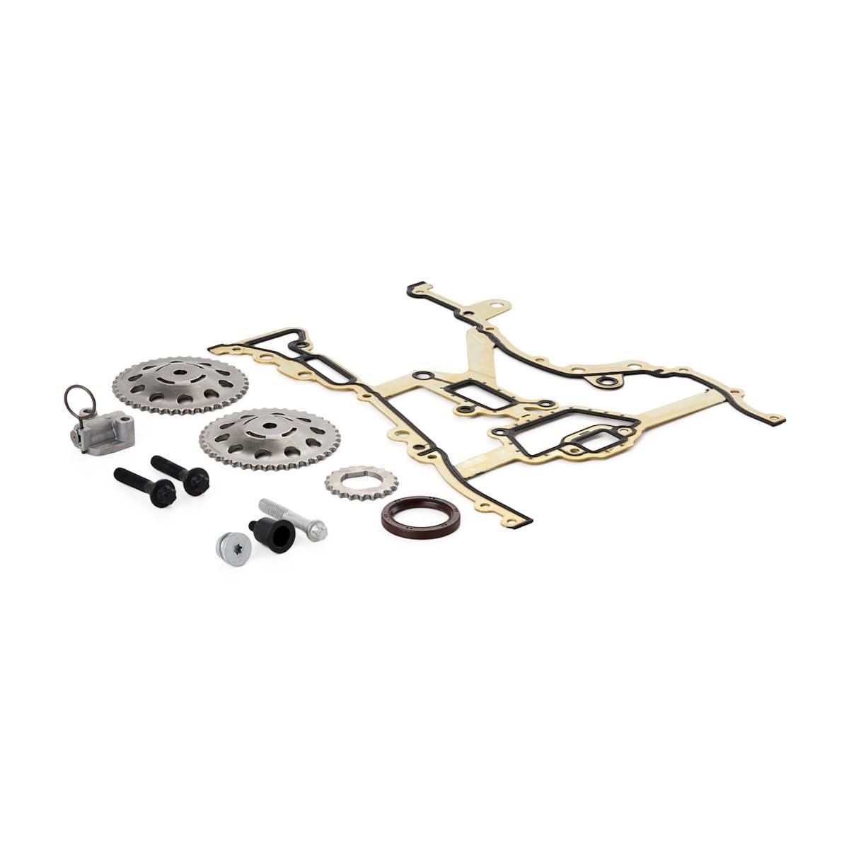 RIDEX 1389T0064 Kit catena distribuzione Destra con guarnizione con ingranaggio albero a camme con ingranaggio comando distribuzione Compatibilità con OPEL Corsa D Hatchback S07