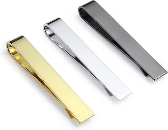 Tie Clips for Men 6 Pack Set