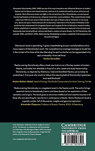 Rediscovering Stanislavsky methode d acteur de developpement scenique