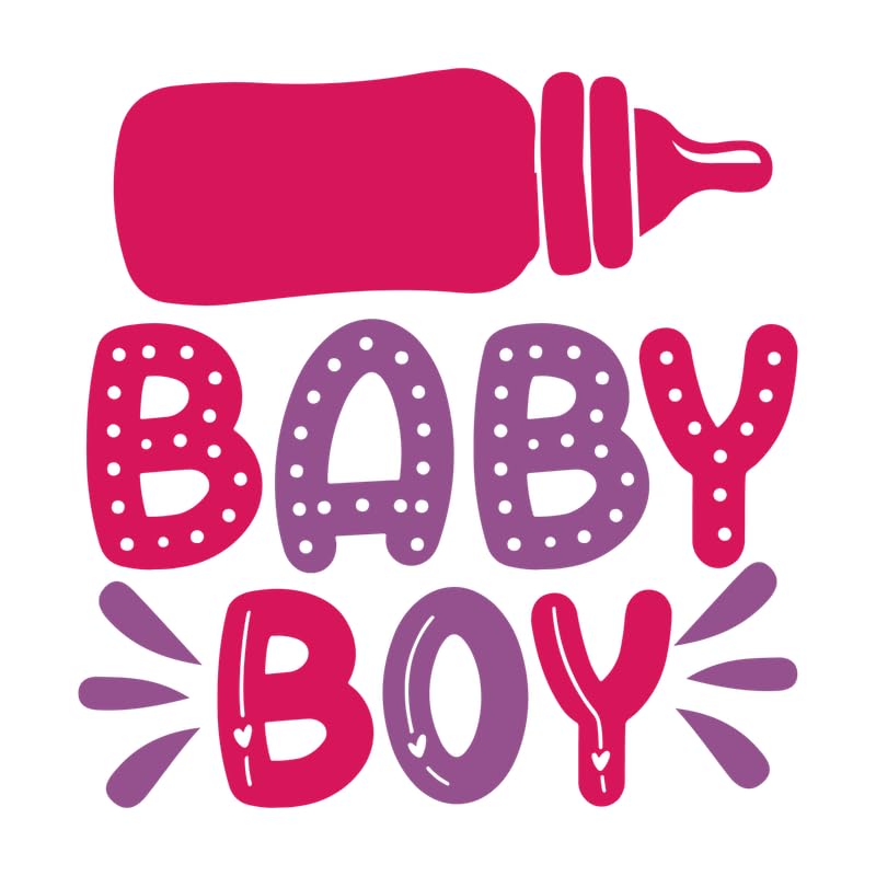 Toile d'art Baby Boy 01 A2 : décoration murale haut de gamme aux mots inspirants