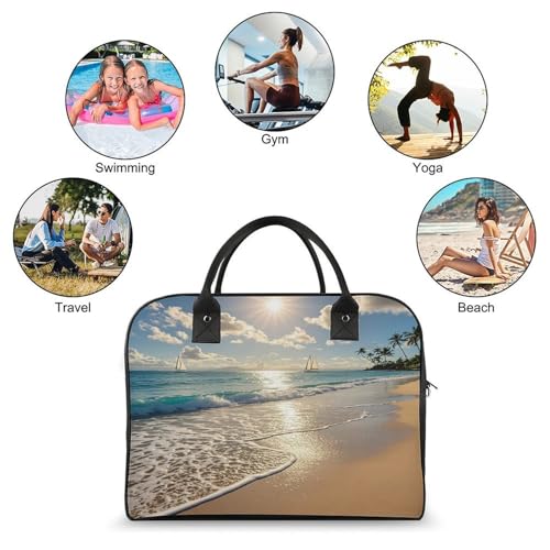 Maletín para portátil Hawaiian Summer con correa ajustable miniatura 4