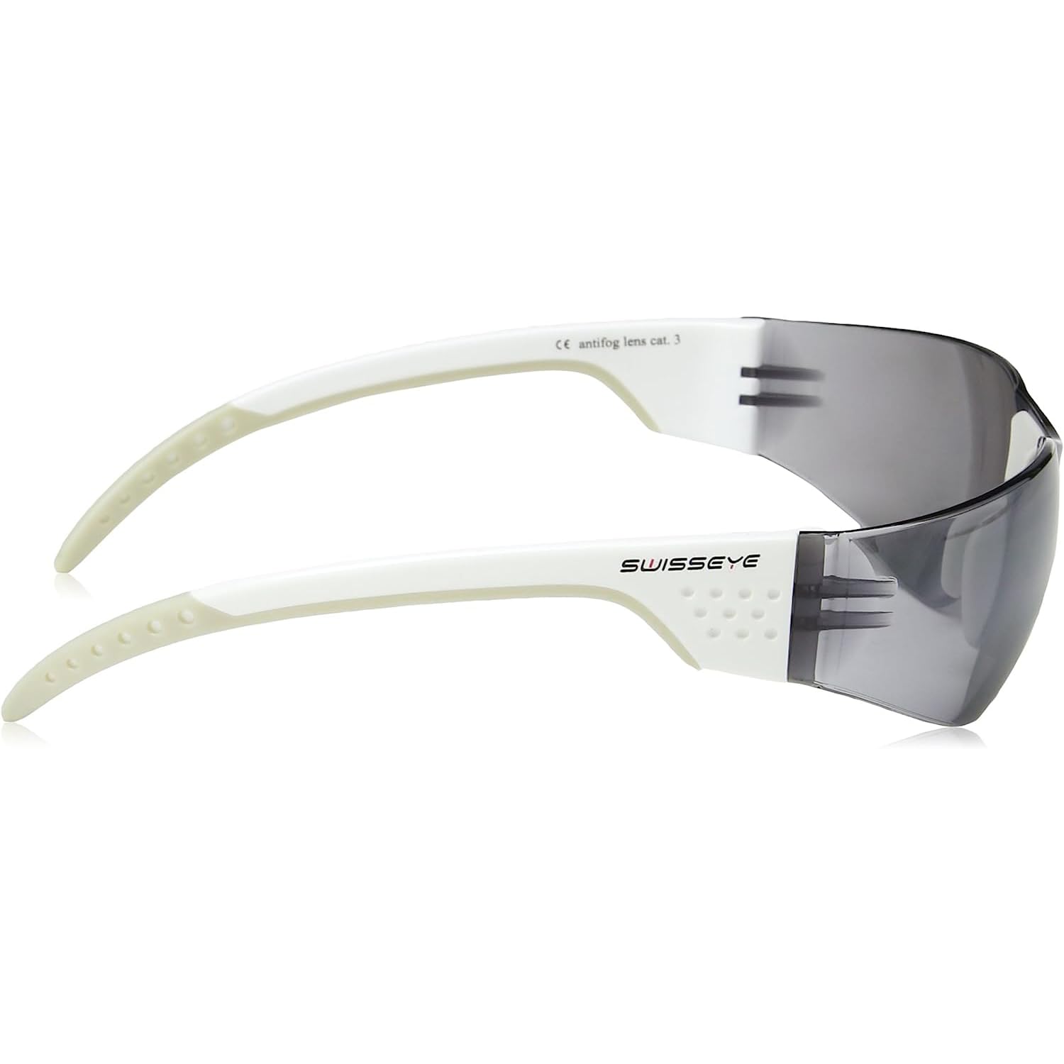 Sportbrille von Swisseye, Outbreak Luzzone S, white/grey mit Scheiben in smoke FM