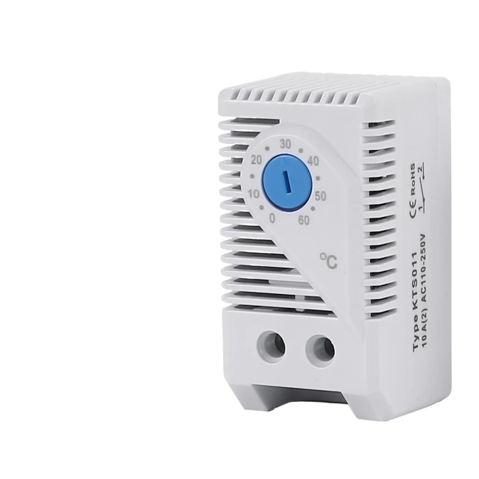 10 pz KTO011 KTS011 ZRO011 DIN rail mini termostato bimetallico compatto Regolatore di temperatura meccanico Normalmente aperto Normalmente chiuso(KTS011 Cooling)