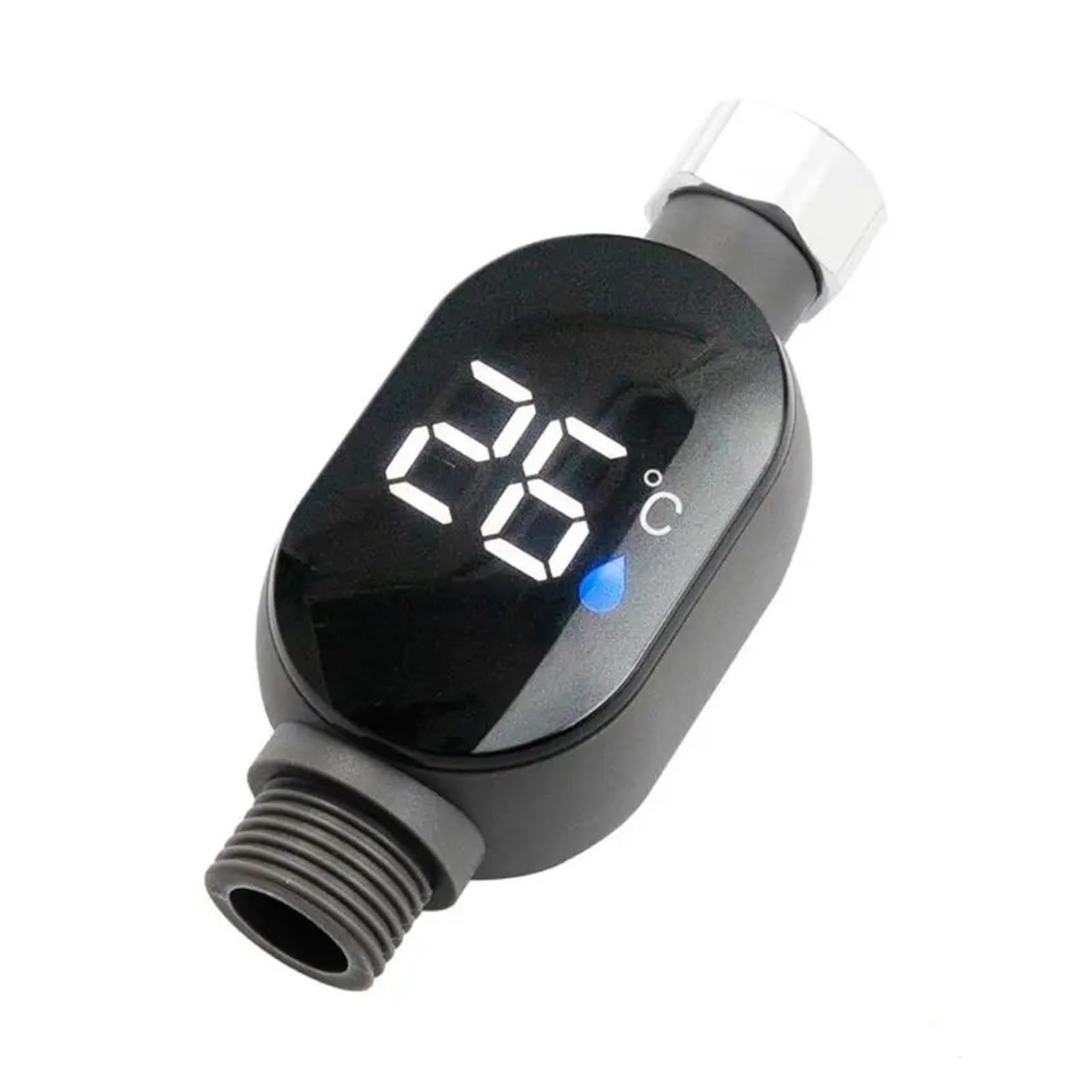 Termometro a LED per doccia. Misuratore intelligente a temperatura 'acqua for il bagno dei bambini con ampio schermo LED, accessorio da bagno di facile installazione Display digitale della temperatura