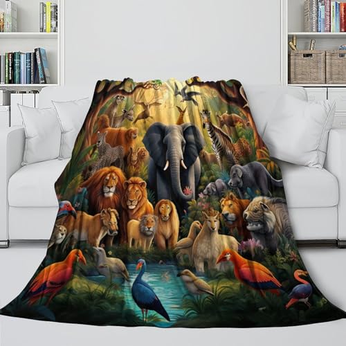 Couverture lit éléphant 3D douce pour soirées cocooning et voyage