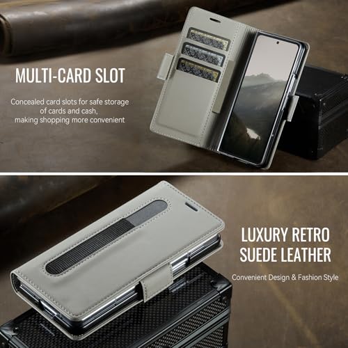 Coque Samsung Galaxy Z Fold 5 eviter rayures etui rigide gris