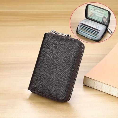 Stylish Credit Card Case, Versatile Wallet with Zipper and 20 Card Slots, Small Wallet for Men and Women - PINK2