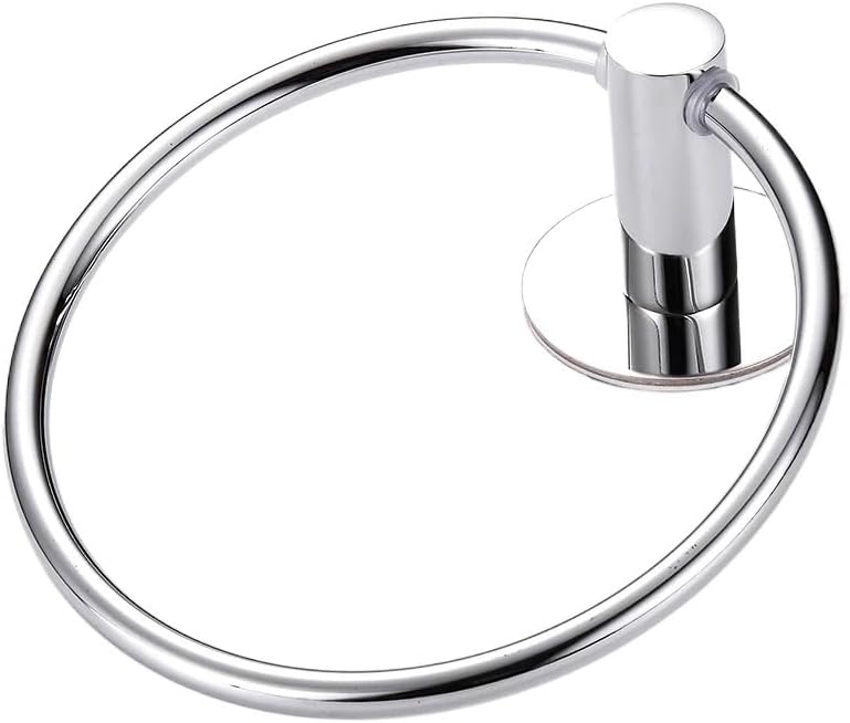 Towel Ring 4pcs Bathroom Self Adhesive Towel Rings Stainless Steel Wall Mounted Hand Rails for Kitchen Bath Room