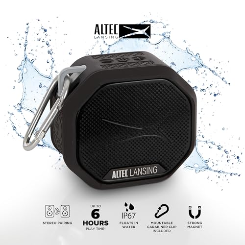Image of Altec Lansing - Portable Bluetooth Speaker, Waterproof IP67
