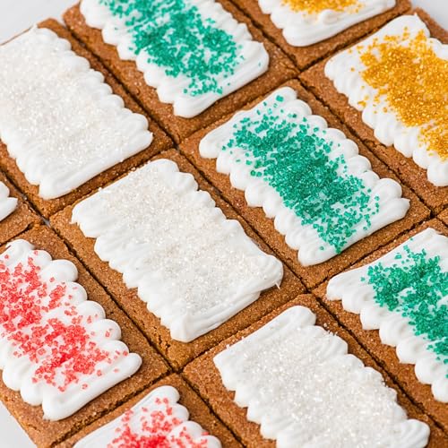 Image of Sweets Indeed Sprinkles, 4 Pack, Edible Sprinkle Mix, Perfect for Cake Decorations, Baking, Ice Cream, Cookies, Cupcake Topper (Holiday Sugar)