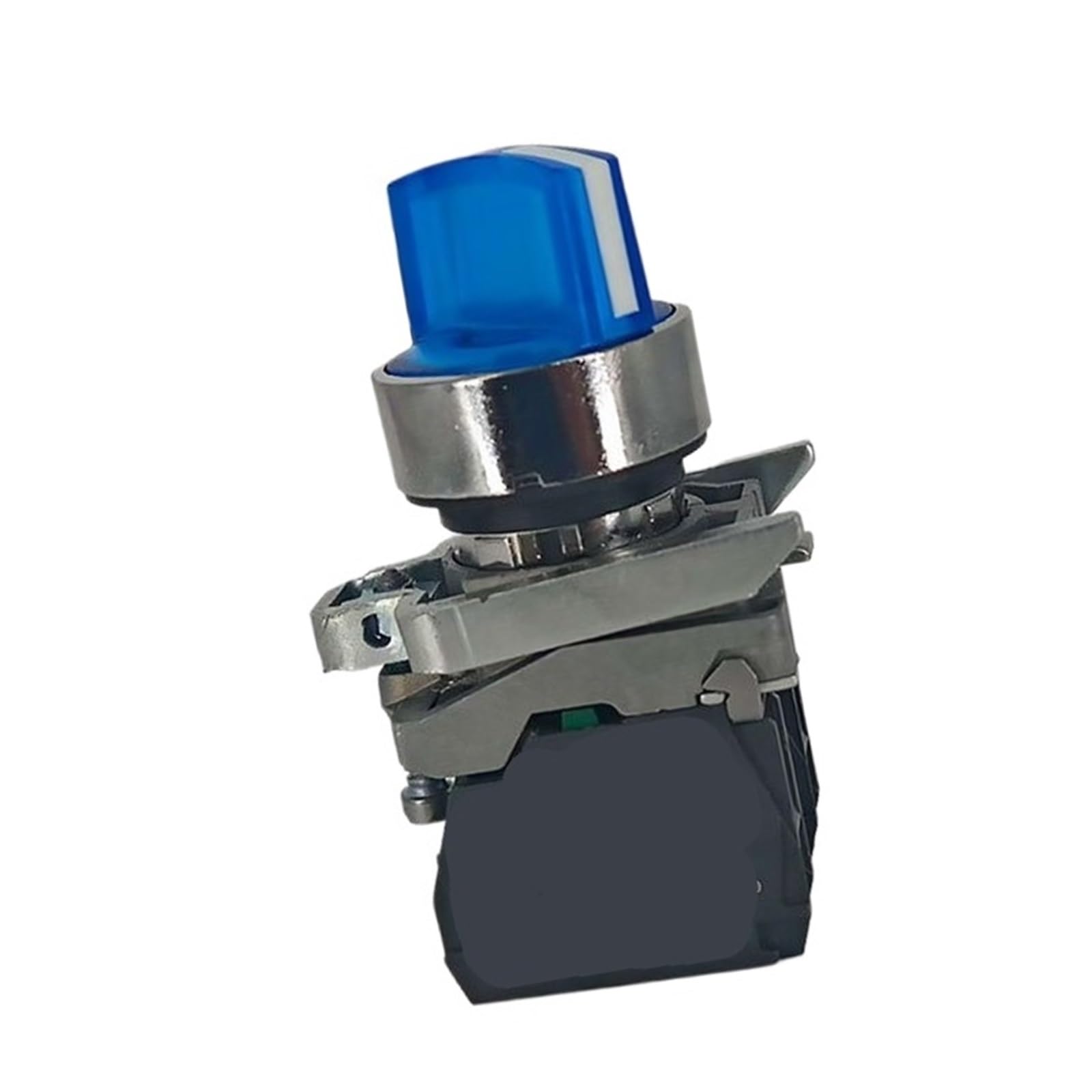 Selector switch XB4BK136M3 blue three-position 2NO 220V Ø22 for industrial control