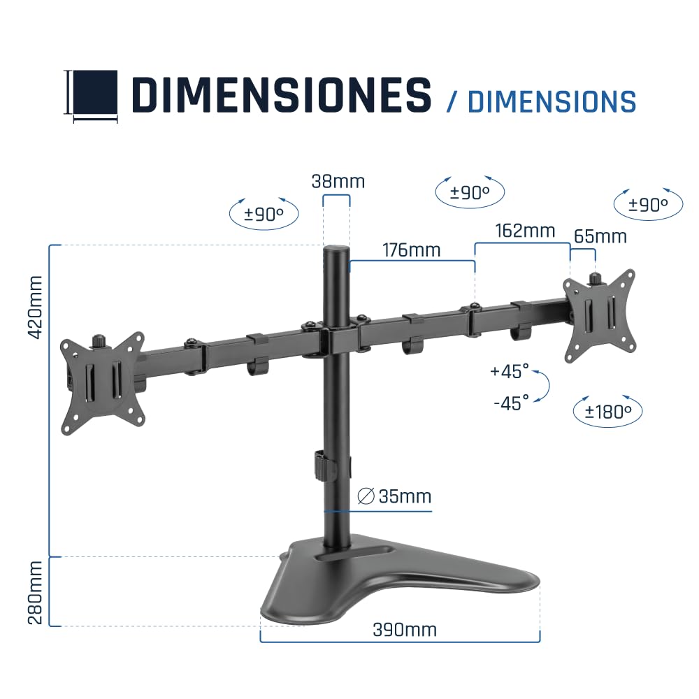 Iggual 317129 13-32´´ Wall Tv Bracket One Size