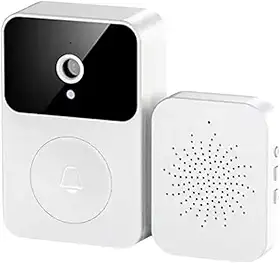 Campainha Residencial Com Camera E Audio Video Voz E Visual Wi-fi Wirelles Sem Fio Com Visão Noturna À Prova D'água Via Celular