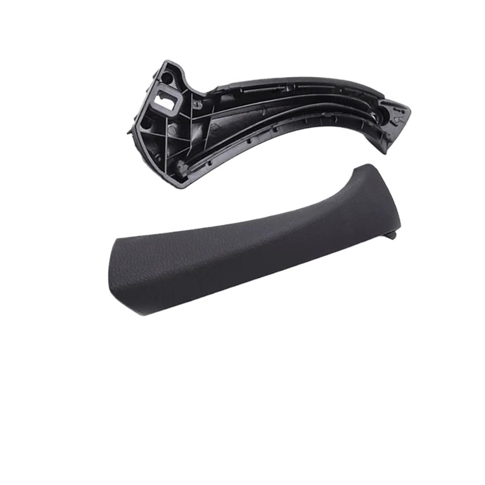 Ouokchm Black Right Kit Car Interior Door Handle For Bmw 3 For Series E90 E91 E92 E93 316 318 320 323 325 335 Handle Decoration Car Interior Door Panel Cover(Black Right Kit)