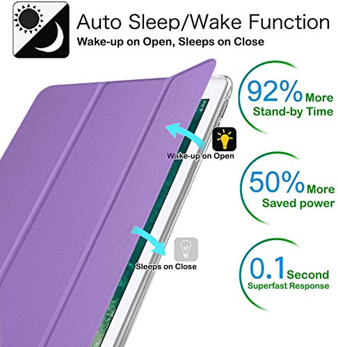 Image of DuraSafe Cases for iPad Pro 9.7 inch 2016 Protective Case A1673 MLMP2HN /A MM172HN /A MLMN2HN /A MLMQ2HN /A A1674 A1675 MLMW2HN /A MLMX2HN /A MM192HN /A MLMV2HN /A MLN02HN /A MLMY2HN /A MLN12HN /A - Purple