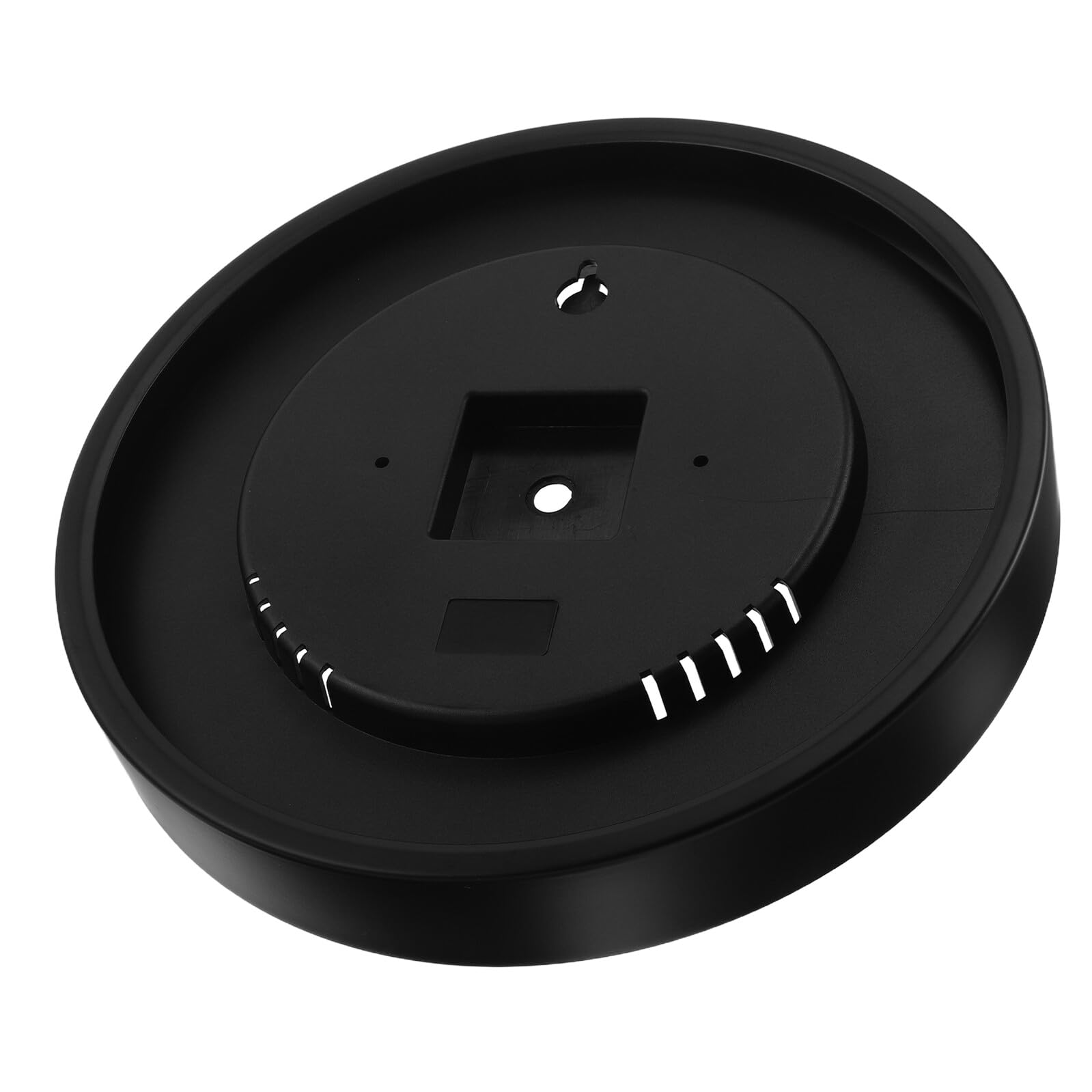 Cadre arrière métallique rond noir 14 pouces pour horloge salon DIY