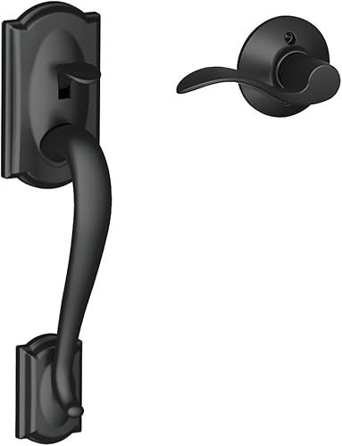 Miniatura 8 de Schlage FE285 716 Acc CAM LH - Juego de manijas, estilo de agarre inferior, bronce envejecido