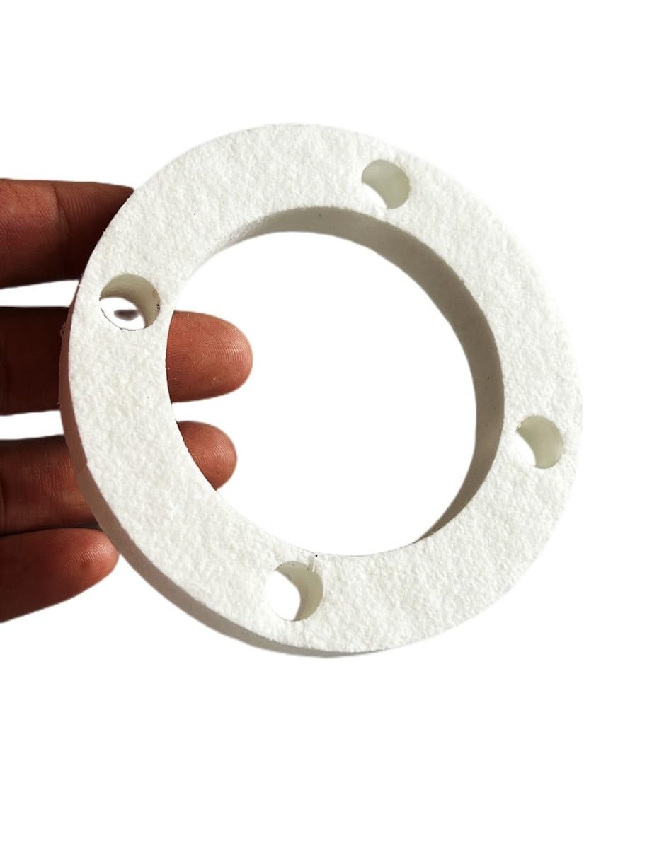 High-Temp Aluminum Silicate Fiber Paper - Flame Retardant Dielectric Material 3/5mm Thick 5pc(52x26x3)