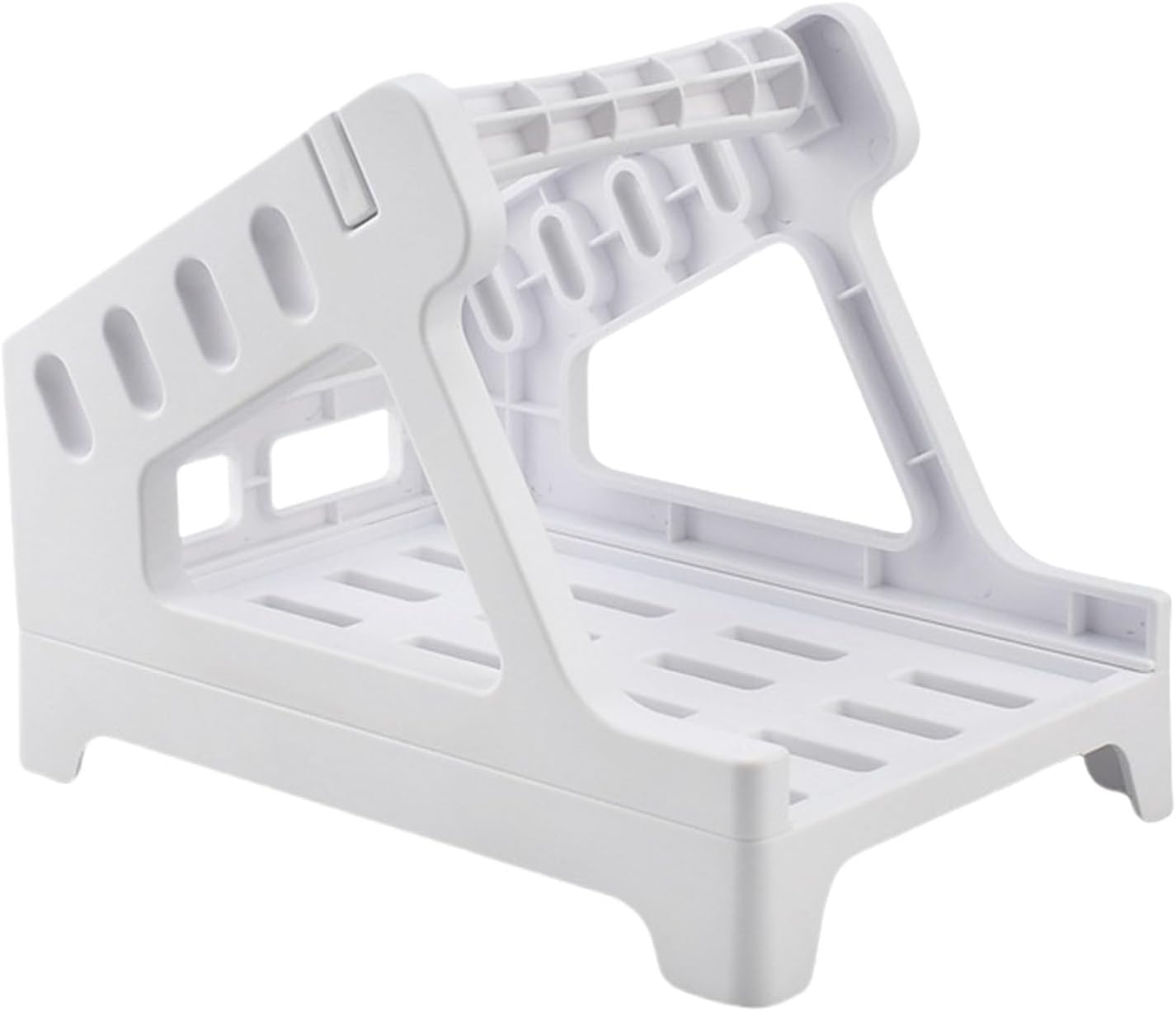 Streamlined 4x6 Thermal Label Holder Label Dispenser for Home and Office Printers Supports Roll and Fanfold Formats Shipping Labels Dispenser