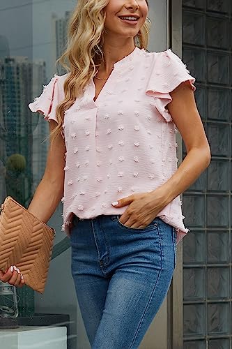 Image of Women's Short Sleeve Puff Sleeve T-Shirt Casual Loose Fitted Tops