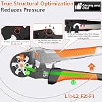 Preciva Ferrule Crimping Tool Kit with 1500PCS Wire Connectors, Hexagonal Crimping Pliers for AWG 28-5 Crimper Adjustable Ratcheting Wire Crimping Tool