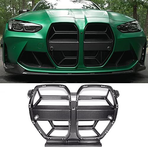 Real Carbon Fiber Front Grille For BMW M3 G80 M4 G82 G83
