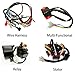 110cc ATV Wiring Harness Kit For Chinese 125cc 110cc Wiring Harness Compatible with Kazuma Baja Taotao 125cc 110cc 90cc 70cc 50cc 4 Stroke ATV Go Kart Scooter Pit Bike Quad Moped