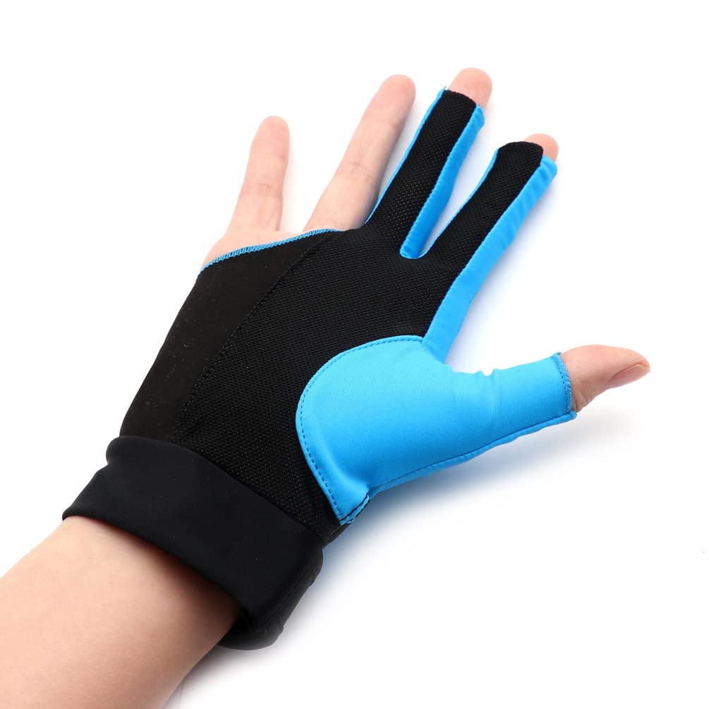 CUESOUL Guantes de Billar Mano Puente Izquierda/Derecha - Adecuado para Juego de Billar/Snooker/Juego de Carambola — view 2