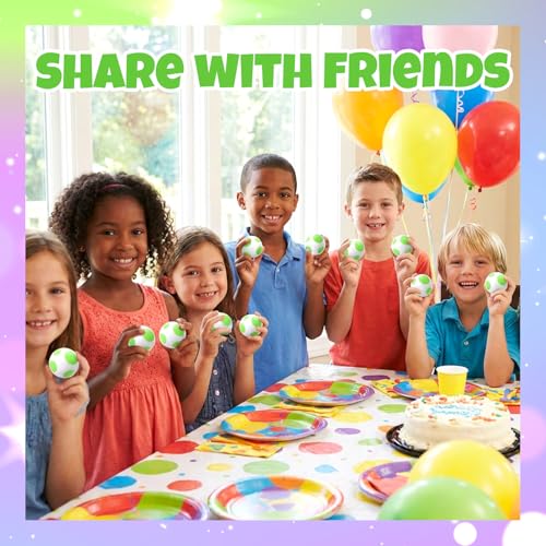 Image of 12 Pcs Stress Balls Party Favors 2.36 Inch Sensory Fidget Toys for Kids | Video Game Themed Squeeze Balls for Birthday Party Classroom Prizes Supplies Goodie Bags Stuffers