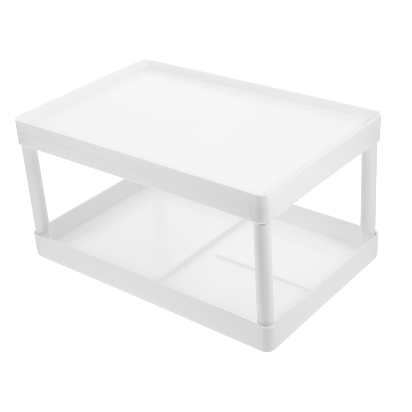 Cabilock 1Pc Multifunctional Bathroom Storage Rack Compact Organizer for Toiletries and Household Supplies for Under Sink and Countertop Use