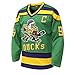 Mighty Ducks Ice Hockey Jersey #96 Charlie Conway #99 Adam Banks,90s Movie Hockey Jersey for Men and Women((96, Medium)