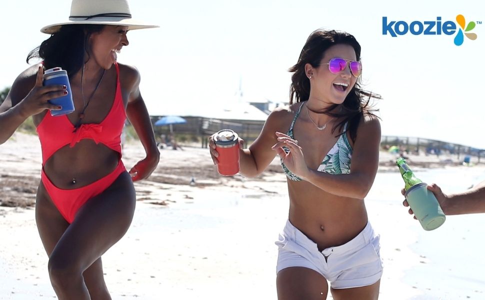 Amazon.com: KOOZIE Stainless Steel Triple 3-in-1 Can Cooler