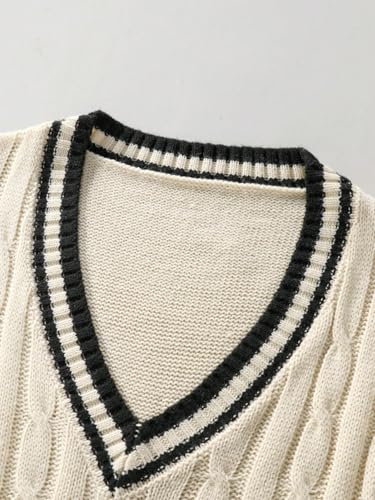 Men's Slim Fit Sweater Colorblock Sleeveless Sweater Vest3