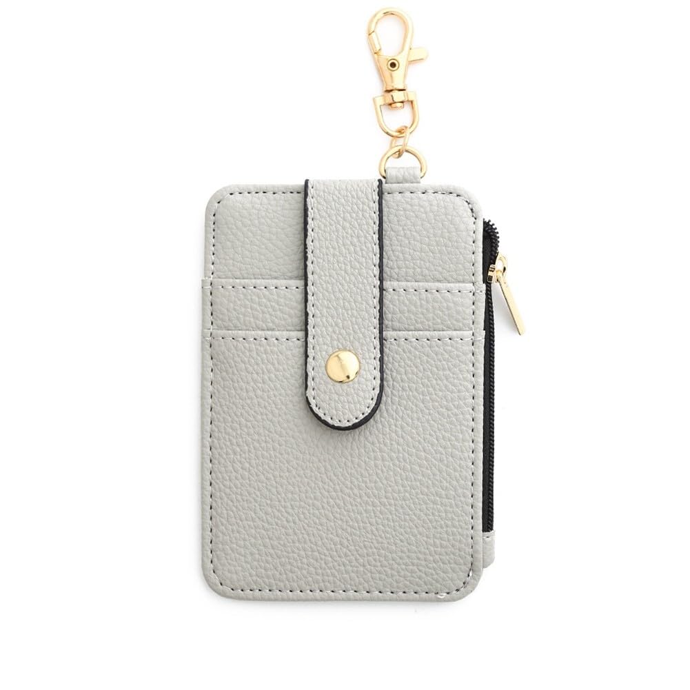 Amazon.com: Key Chain Pouch,PU Leather Card Case Wallet Zipper