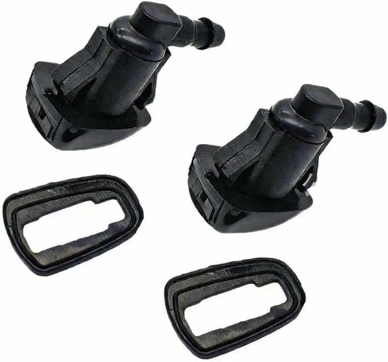 85381-AE020 Windshield Washer Nozzle Extended Kit compatible with Toyota Sienna Tacoma Solara Corolla Camry Tundra, 2 Wiper Sprayers, 2 Check Valves, Rubber Hose, Connectors
