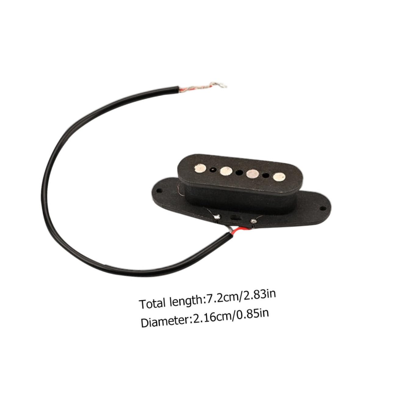 BESPORTBLE Multi Function Acoustic Guitar Pickup Tool No Installation Durable Cable present for Music Lovers for Amplifier Connection and Sound Clarity