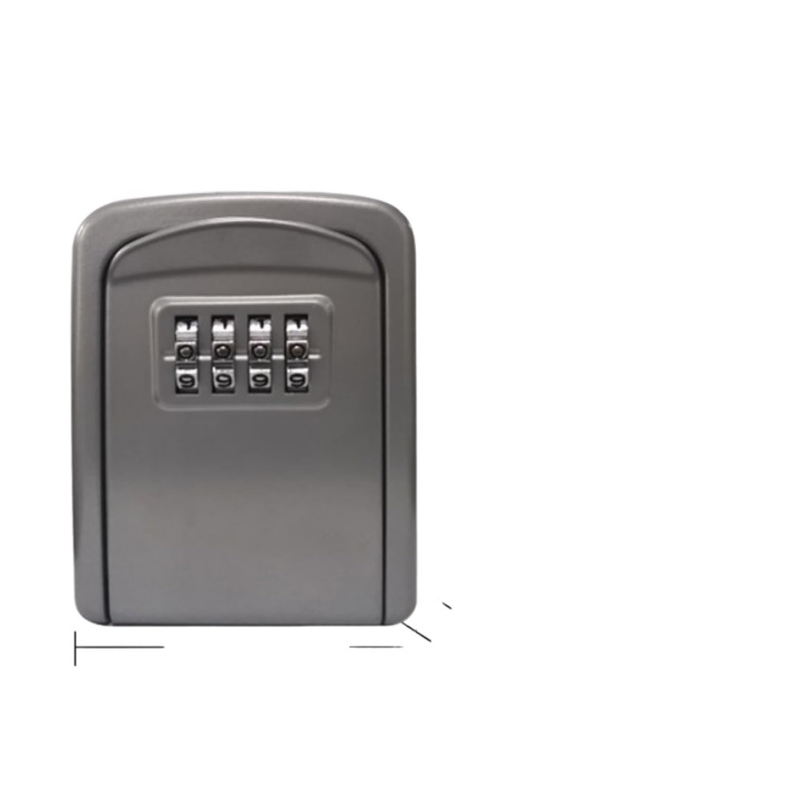 Security Safe Box Wall Mount Key Storage Secret Box Organizer 4 Digit Combination Password Security Protection Code Lock Home Safe Deposit(Style 4)