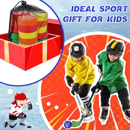 image for Wettarn 24 Pcs Novelty Foam Ice Hockey Pucks 3