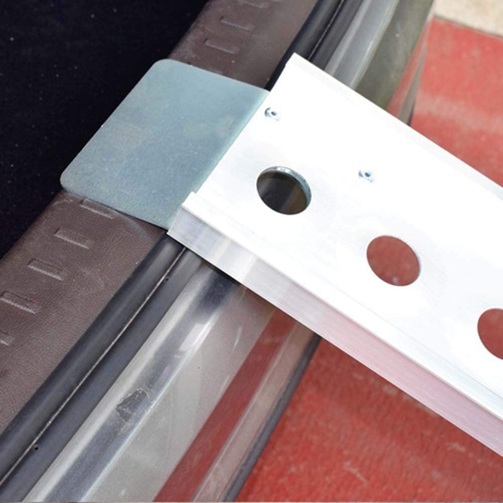 Aluminiowe rampy krawężnikowe o długości 7 stóp, rampy schodowe samochodów ciężarowych, rampa progowa, antypoślizgowa szyna w kształcie litery U składana na podjazd,
