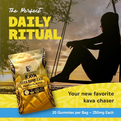 Fiji Vanua Kava GUMM-Ease Mango Gummies