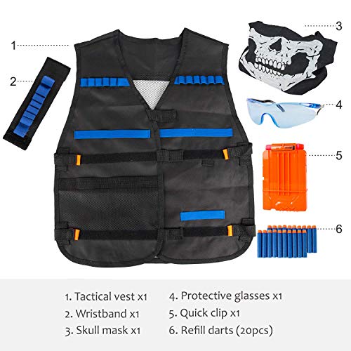 Little Valentine Tactical Vest Kit for Nerf Guns N-Strike Elite Series