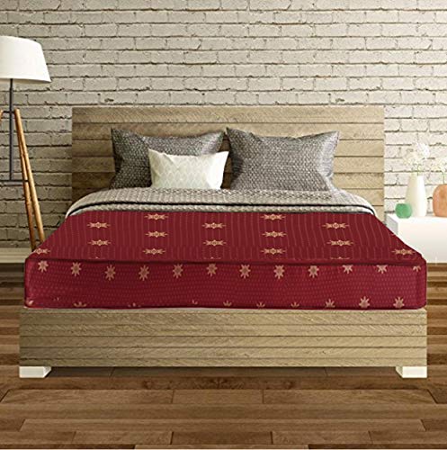 Image of SLEEPSPA Back Support Orthosense Cocopedic Tech. 4 Inch Single Size Coir Foam Mattress (LxW: 75X36 Inch) Back Pain Relief, Cotton Fabric, Stress Relief Sleep, Orthopedic Bed Mattress, 5 Year Warranty