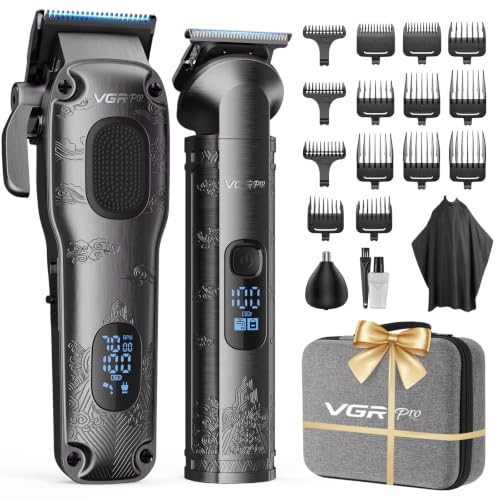 VGRPRO Cordless Hair Clippers Men and Trimmers Set,Clippers for Men Haircut