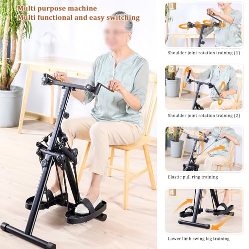 Bicicleta pedalera ajustable para ejercicio en casa miniatura 3
