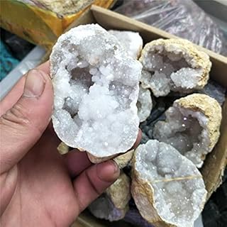 XUQULI Águila Blanca Natural Cristal Gema áspera Rebanada Gran elección para la decoración del hogar. (Color : Deep Blue, Size : 5pc)